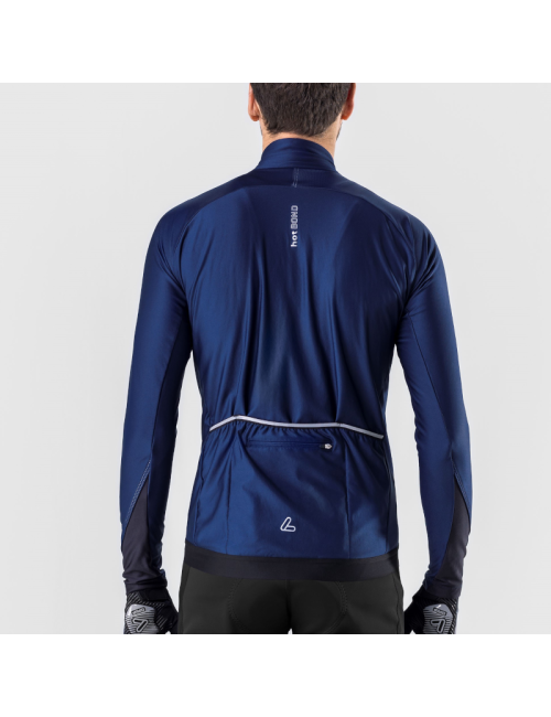 Loeffler wielrenshirt lange mouwen M Bike L/S Jersey Conflux Hotbond® RF - Donker Blauw