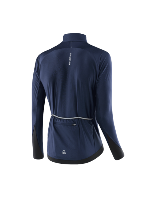 Loeffler wielrenshirt lange mouwen M Bike L/S Jersey Conflux Hotbond® RF - Donker Blauw