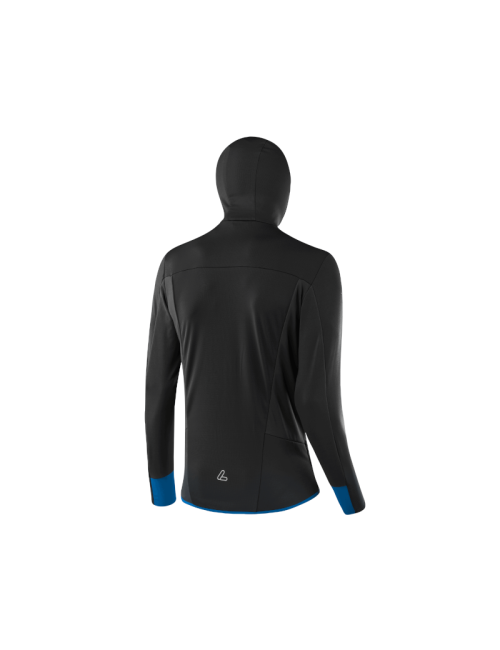 Camisa técnica de manga larga Loeffler con cremallera m hoody Tech-Stretch-Negro