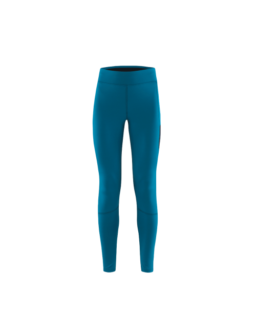 Loeffler running pants for women W long Tights DD Blue Coral-Blue