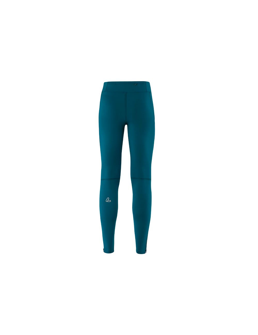 Löffler Laufhose für Damen mit langen Strumpfhosen DD Blau Korallenblau