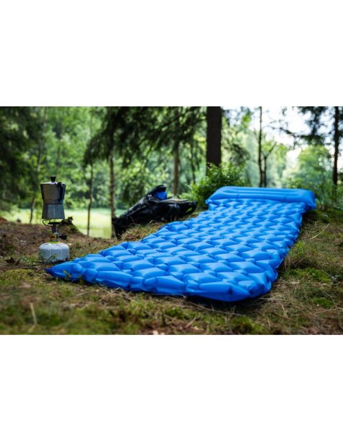 Aufblasbare Husky-Schlafmatte Fumy 5-R-Wert 1,6-Grau
