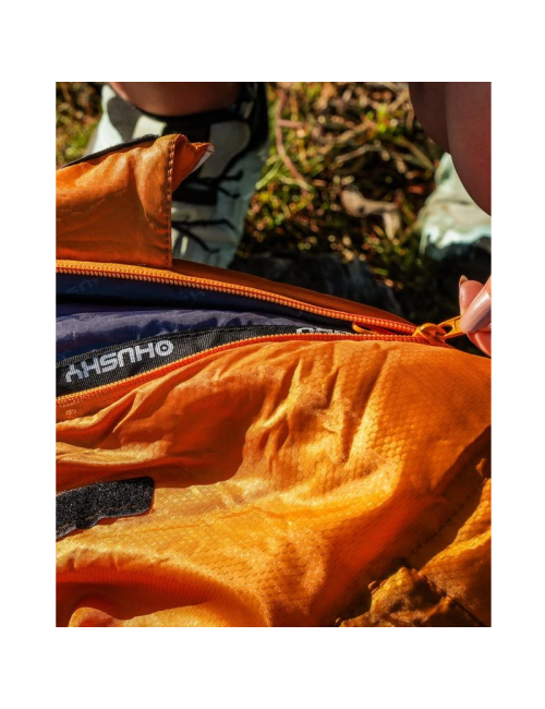 Husky Mumienschlafsack Husky Lang Senf -10°C 2024 - 230 x 85 cm-gelb