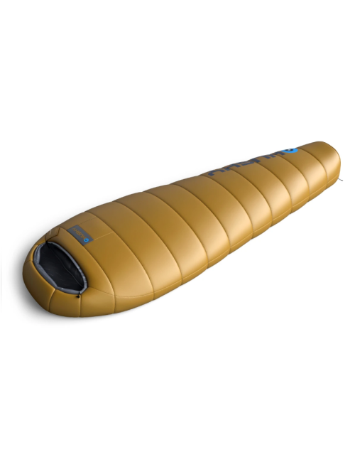 Husky mummia sacco a pelo Husky Senape lunga -10°C 2024-230 x 85 cm-giallo