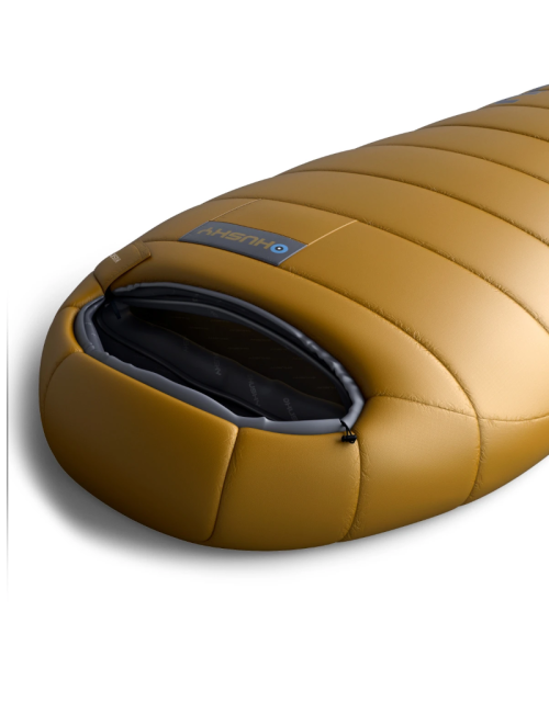 Husky mummy sleeping bag Husky Long Mustard -10°C 2024 - 230 x 85 cm - yellow