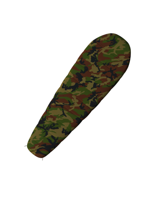 Husky mummyslaapzak voor kinderen Junior Army -10°C 2024 - 190 cm - Camo Groen
