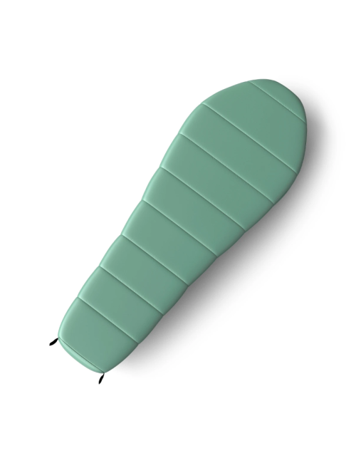 Saco de dormir Husky momia para niños Merlot -10°C 2024 - 170 cm-Verde menta