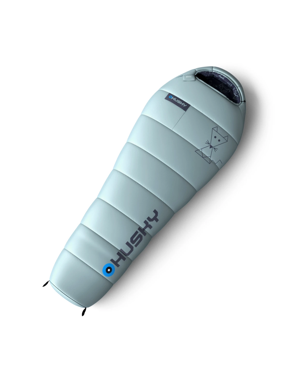 Husky mummy sleeping bag for children Mystic -5°C 2024 - 170 cm-Light Blue