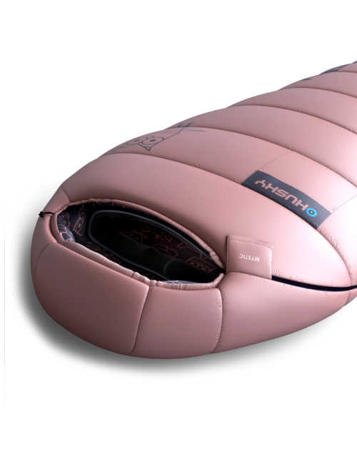 Husky mummy sleeping bag for children Mystic -5°C 2024 - 170 cm - Pink
