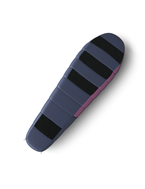 Husky mummyslaapzak Motion voor dames 2024 -20°C - 200 cm - Blauw - Roze