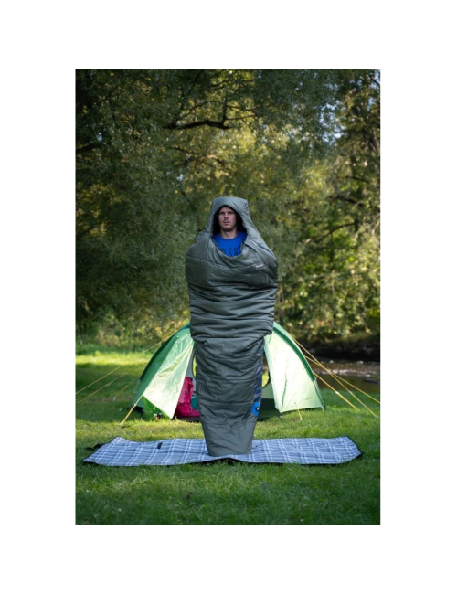 Gigoteuse momie Husky Ruby -14°C 2024 - 220 x 85 cm-vert foncé