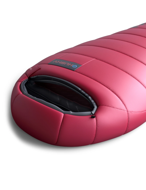 Saco de dormir Husky momia Rubí -14°C 2024 - 220 x 85 cm-Rojo
