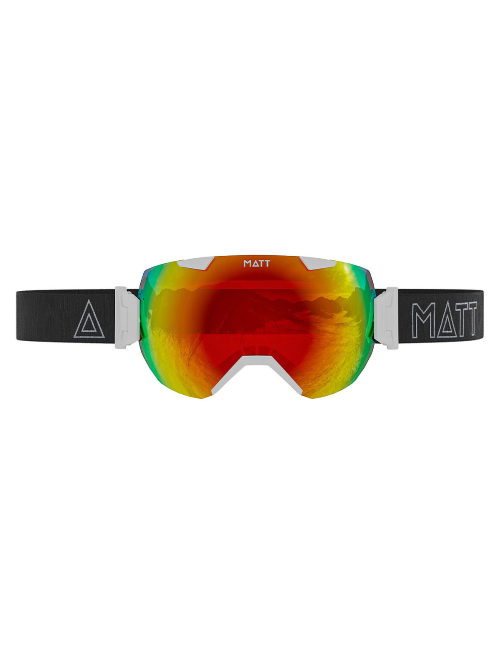 MATT skibril Ski Collectie Synchro Tribands (met 2 lenzen) - Wit