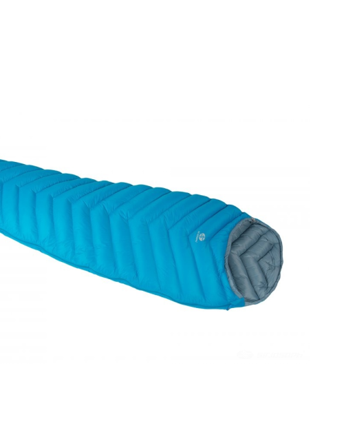 SirJoseph mummy sleeping bag Attack II 400-left 200 cm-Turquoise blue