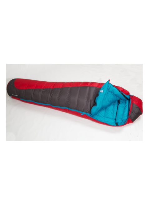 SirJoseph mummy sleeping bag Erratic Plus II 1000 - 200 cm-left-red
