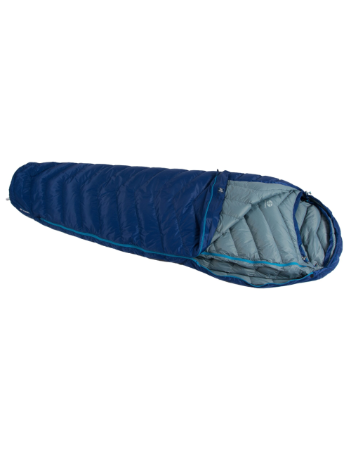 SirJoseph mummyslaapzak Double Attack II 170 2-in-1 4-seizoenen - Blauw
