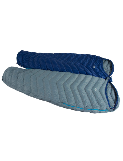 SirJoseph mummyslaapzak Double Attack II 200 2-in-1 4-seizoenen - Blauw