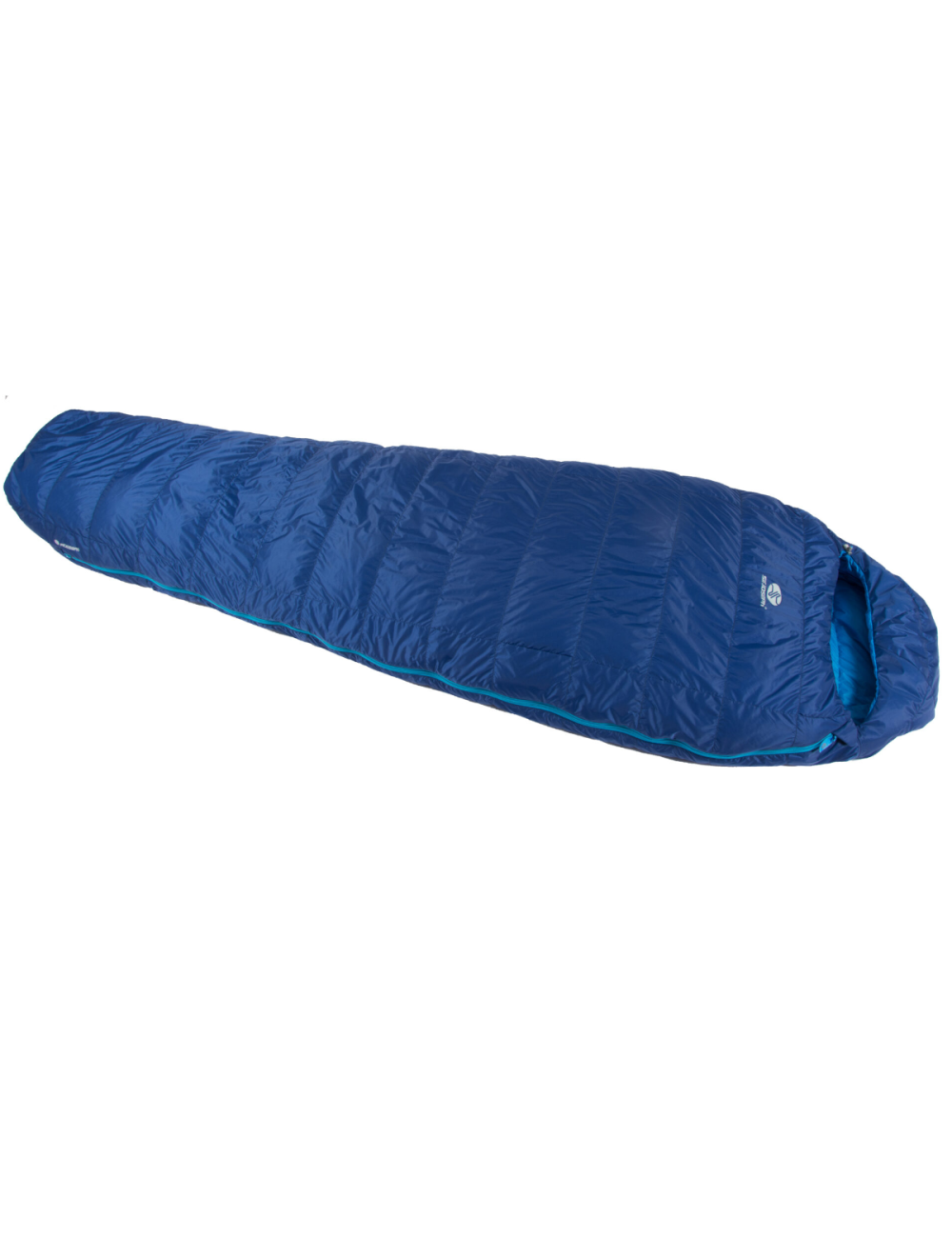 SirJoseph mummyslaapzak Trekking Rimo III 600 - links 200 cm - Navy Blauw