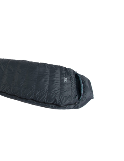 Saco de dormir SirJoseph momia trekking Rimo III 850-izquierda 200 cm-Gris oscuro