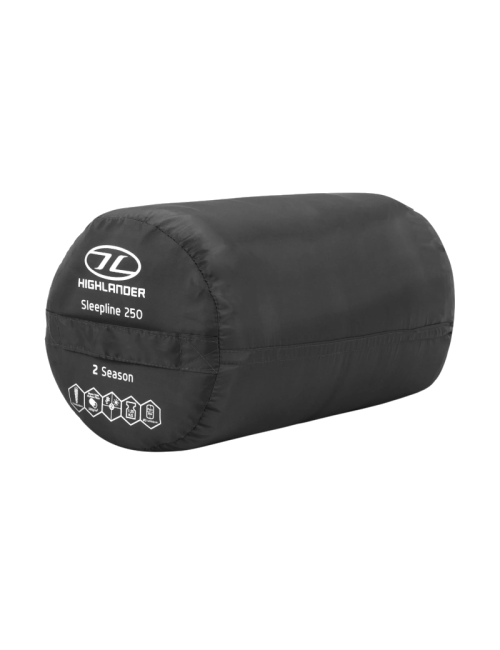 Highlander sleeping bag blanket model Sleepline 250 5°C-Grey