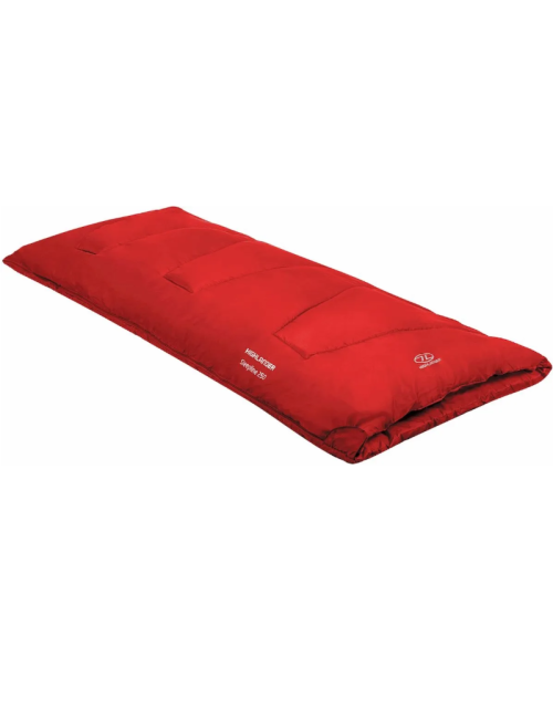 Manta saco de dormir Highlander modelo Sleepline 250 5°C-Rojo