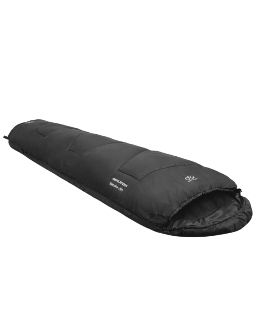 Highlander Sac de couchage momie Sleepline 250 Momie 5°C-Gris anthracite