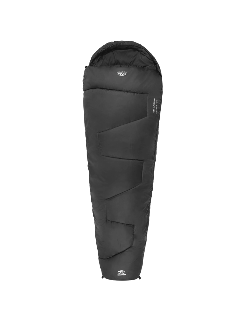 Saco de dormir para momias Highlander Sleepline 250 Momia 5°C-Gris carbón
