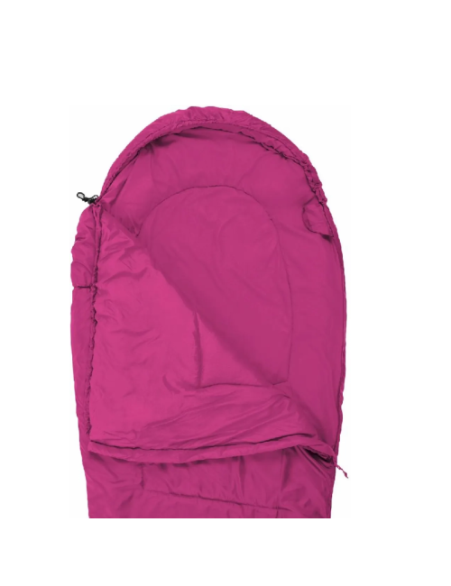 Saco de dormir para momias Highlander Sleepline 250 Momia Rosa 5°C-Rosa