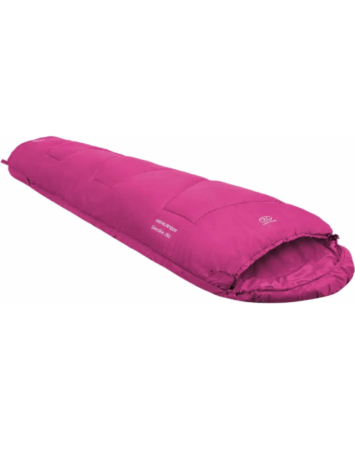 Saco de dormir para momias Highlander Sleepline 250 Momia Rosa 5°C-Rosa