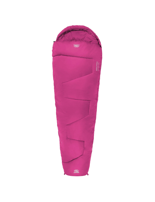 Saco de dormir para momias Highlander Sleepline 250 Momia Rosa 5°C-Rosa