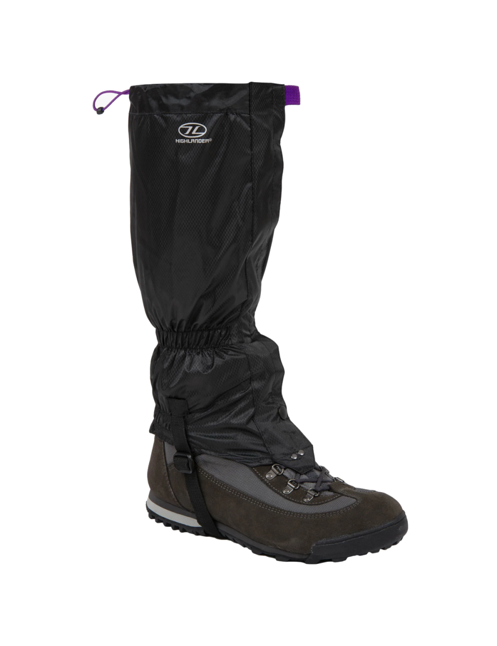 Ghette Highlander (set) Glenshee per donna - Diamond Ribstop-Nero