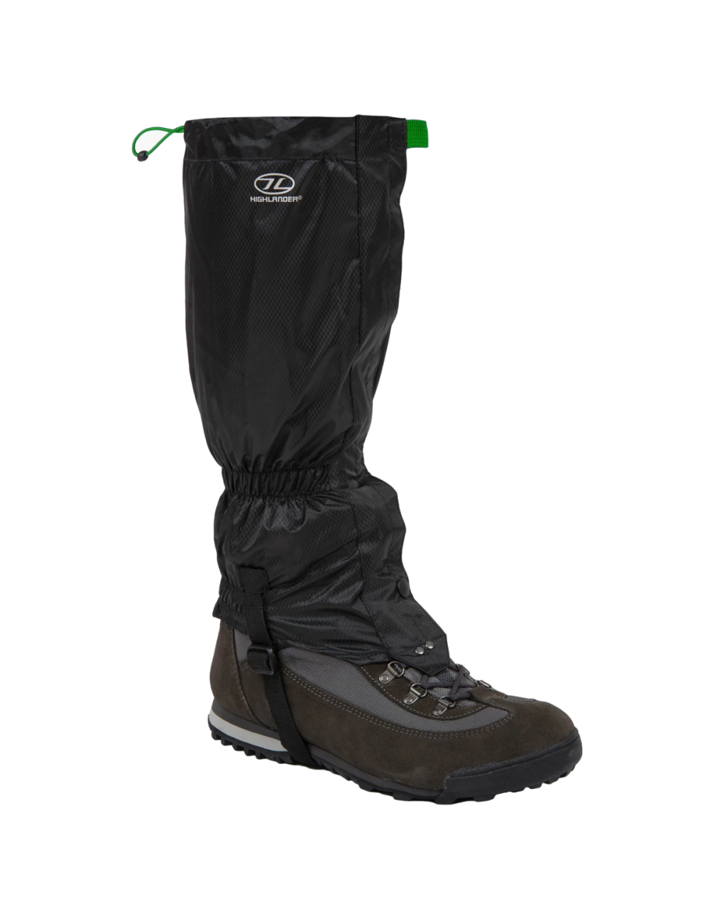 Guêtres Highlander (ensemble) Glenshee Junior pour enfants - Diamond Ribstop-Noir