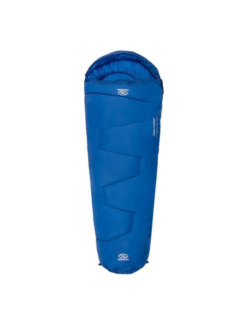 Saco de dormir para momias Highlander sleepline para niños 300 Momia 4°C-Azul