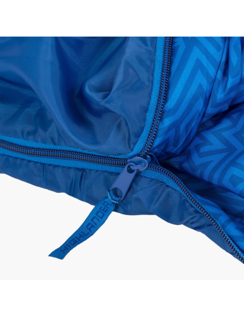 Highlander Mumienschlafsack sleepline für Kinder 300 Mumie 4°C-Blau