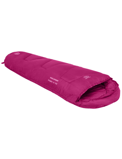 Saco de dormir Highlander momia sleepline para niños 300 Momia 4°C-Rosa