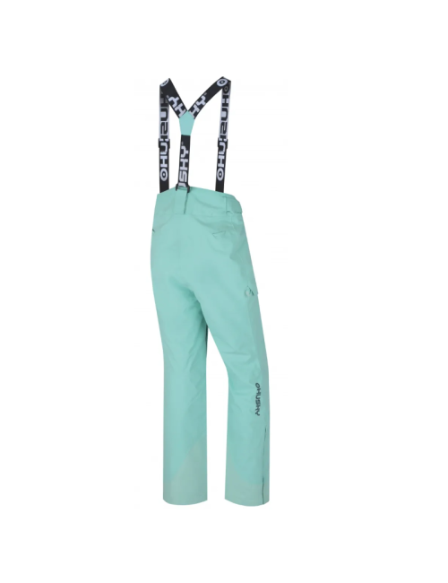 Husky pantaloni sci per donna Grazie L Stretch 20.000 membrana-verde chiaro