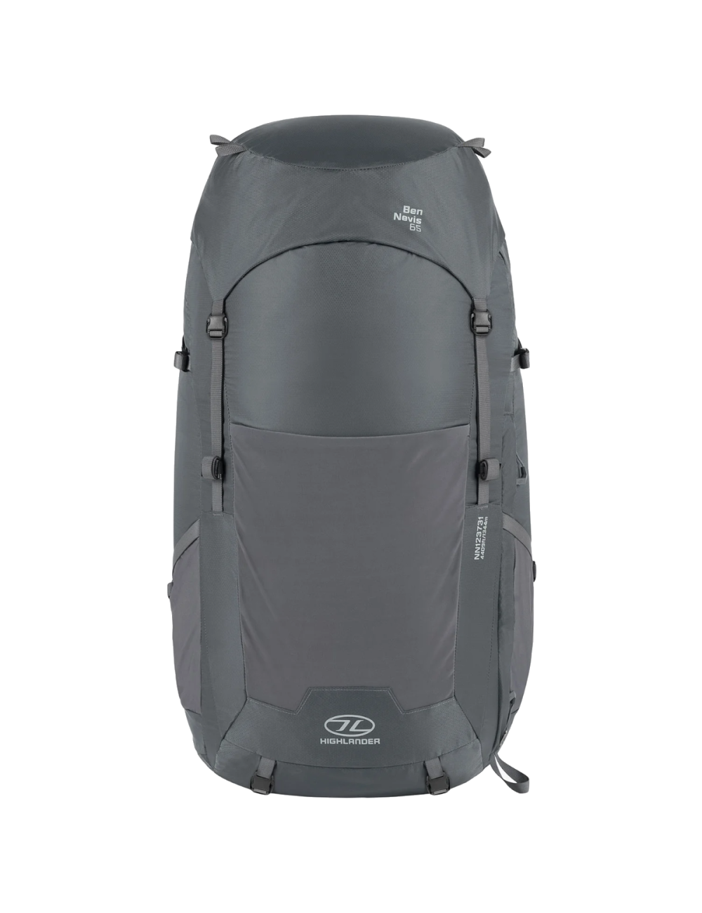 Highlander zaino Ben Nevis zaino per uomo 65 litri-Grigio