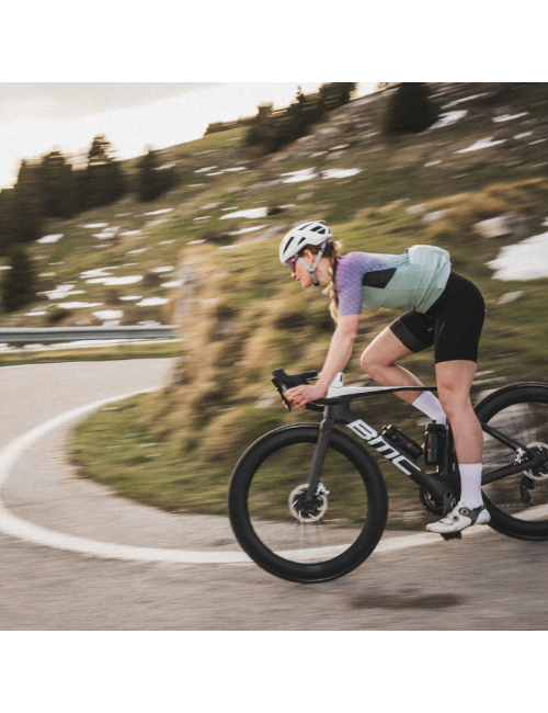 Cuissard cycliste Loeffler W Cuissard à bretelles concept SQL pour femme-noir