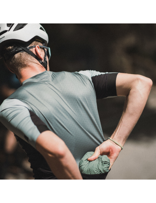 Loeffler short sleeve M Bike Jersey FZ core Pine Hotbond® - Green