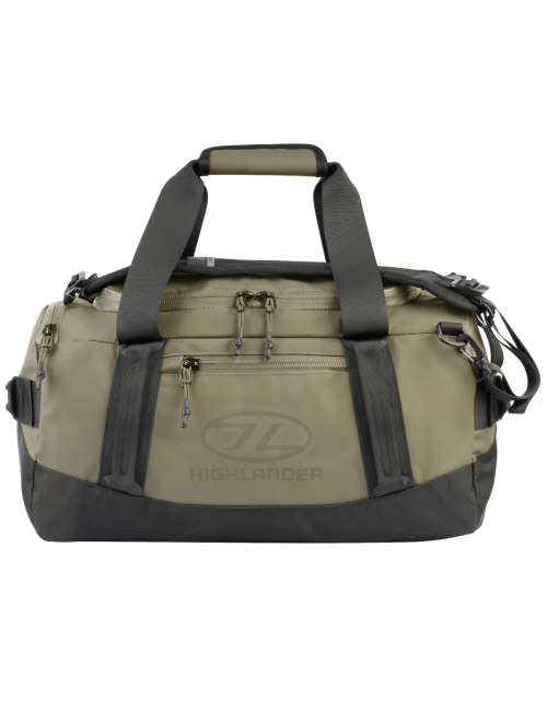 Bolsa de deporte Highlander Bolsa de lona transportadora Ranger Verde - 30 litros-Verde