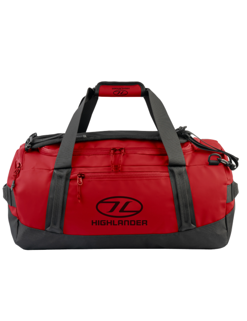 Bolsa de deporte Highlander Bolsa de lona transportadora - 45 litros-Rojo