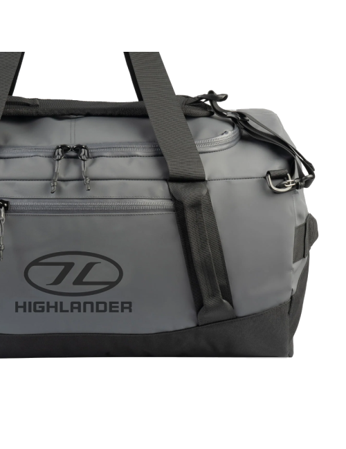 Bolsa de fin de semana Highlander Bolsa de lona transportadora - 65 litros-gris oscuro