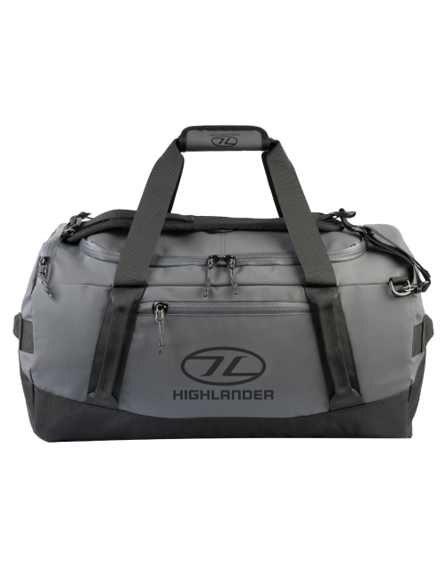 Highlander weekend bag Hauler Duffel-65 litri-grigio scuro