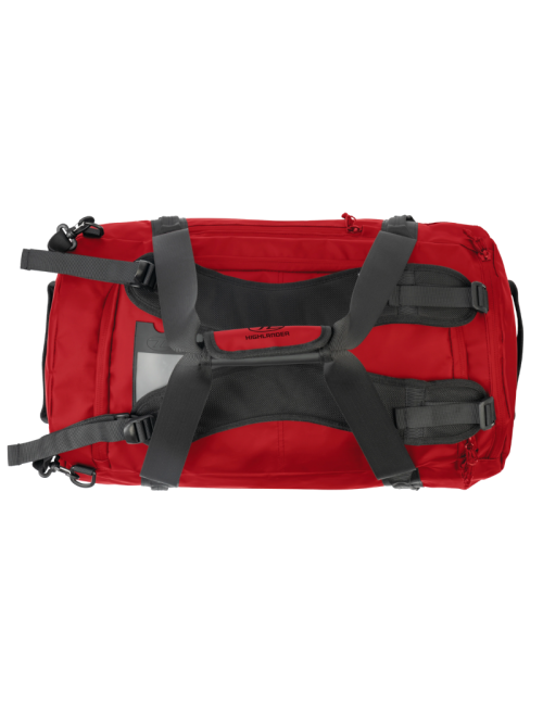 Bolsa de fin de semana Highlander Bolsa de lona transportadora - 65 litros-Rojo