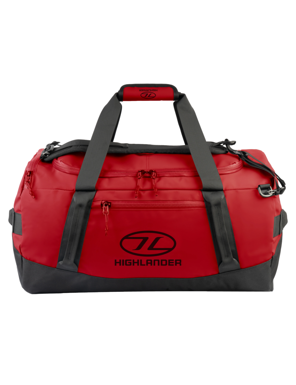 Bolsa de fin de semana Highlander Bolsa de lona transportadora - 65 litros-Rojo
