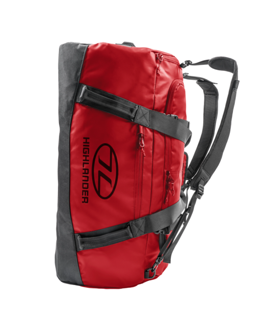 Bolsa de viaje Highlander Bolsa de lona transportadora - 90 litros-Rojo