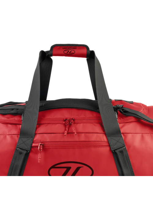 Bolsa de viaje Highlander Bolsa de lona transportadora - 90 litros-Rojo