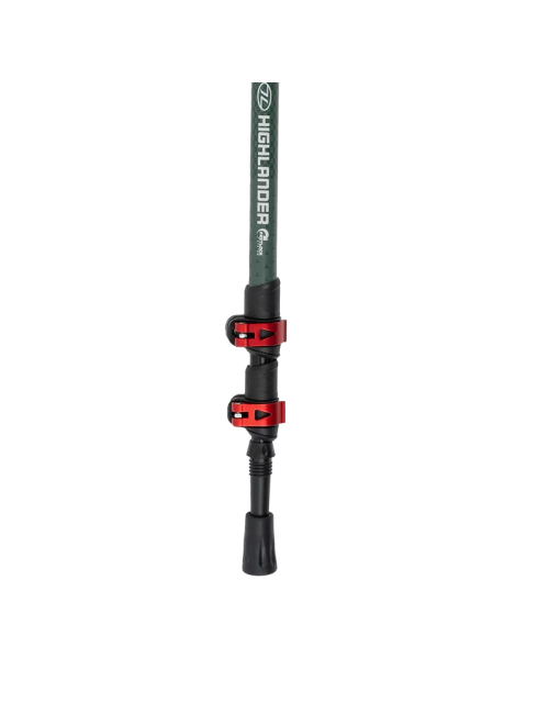 Bâtons de marche Highlander (set) Tiree Pro Carbon Fast-Lock-Vert