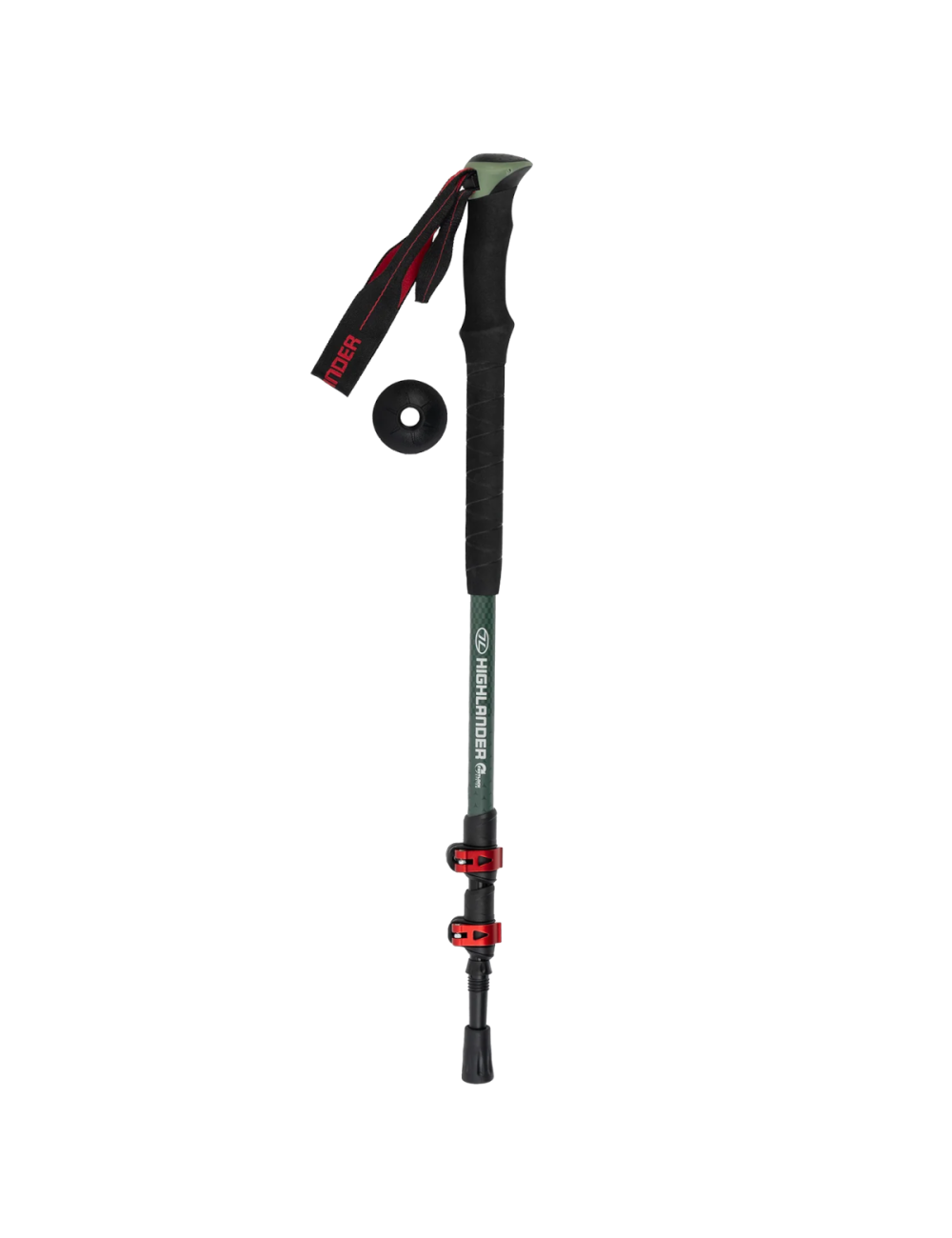 Highlander bastoni da passeggio (set) Tiree Pro Carbon Fast-Lock-Verde