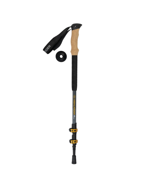Highlander wandelstokken (set) Skye Carbon Fast-Lock - Grijs